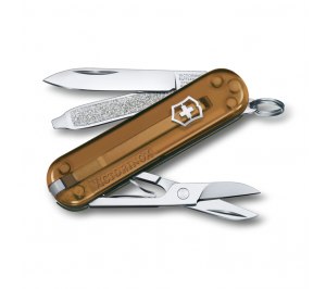 Нож-брелок VICTORINOX Classic SD Colors "Chocolate Fudge", 58 мм, 7 функций, карамельный
