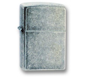 Зажигалка ZIPPO Classic с покрытием ™Plate, латунь/сталь, серебристая, матовая, 36х12x56 мм
