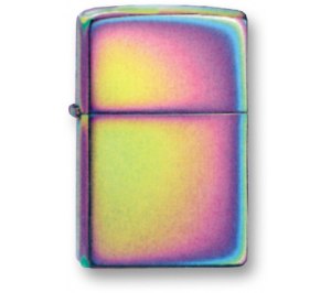 Зажигалка ZIPPO Classic с покрытием Spectrum™, латунь/сталь, разноцветная, глянцевая, 36x12x56 мм
