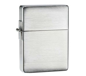 Зажигалка ZIPPO 1935 Replica™ с покрытием Brushed Chrome, латунь/сталь, серебристая, 36x12x56 мм