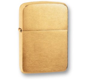 Зажигалка ZIPPO 1941 Replica™ с покрытием Brushed Brass, латунь/сталь, золотистая, 36x12x56 мм