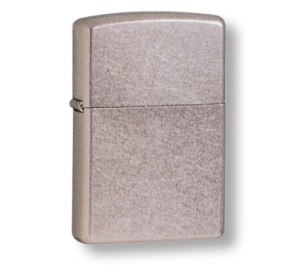Зажигалка ZIPPO Classic с покрытием Street Chrome™, латунь/сталь, серебристая, матовая, 36x12x56 мм