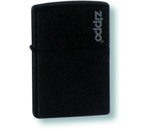 Зажигалка ZIPPO Classic с покрытием Black Matte, латунь/сталь, чёрная, матовая, 36x12x56 мм