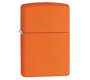 Зажигалка ZIPPO Classic с покрытием Orange Matte, латунь/сталь, оранжевая, матовая, 36x12x56 мм
