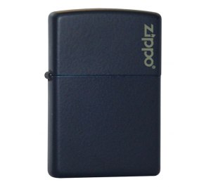Зажигалка ZIPPO Classic с покрытием Navy Matte, латунь/сталь, синяя, матовая, 36x12x56 мм