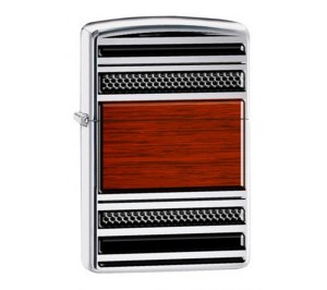 Зажигалка ZIPPO Pipe с покрытием High Polish Chrome, латунь/сталь, серебристая, 36x12x56 мм