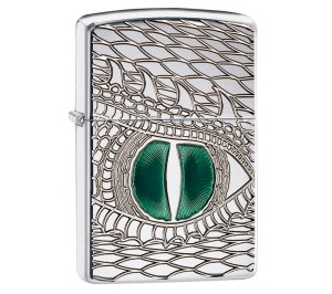 Зажигалка ZIPPO Armor™ с покрытием High Polish Chrome, латунь/сталь, серебристая, 36x12x56 мм
