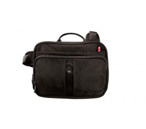 Сумка VICTORINOX Travel Companion, с системой защиты RFID, чёрная, нейлон 800D, 27x8x21 см, 4 л
