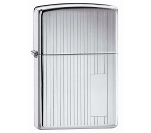Зажигалка ZIPPO Classic с покрытием High Polish Chrome, латунь/сталь, серебристая, 36x12x56 мм