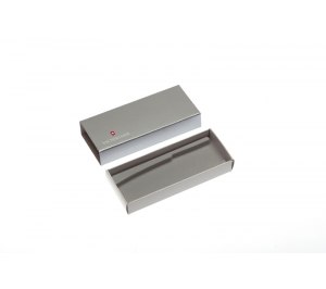 Коробка для ножей VICTORINOX 111 мм толщиной до 2 уровней, картонная, серебристая