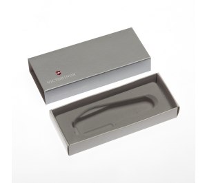 Коробка для ножей VICTORINOX 91 мм толщиной до 3 уровней, картонная, серебристая