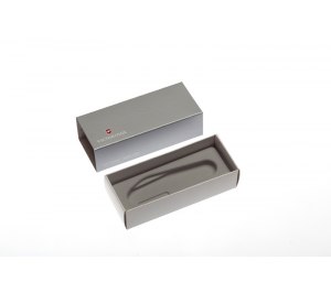 Коробка для ножей VICTORINOX 91 мм толщиной 6-7 уровней (1.6795, 1.7775.T), картонная, серебристая