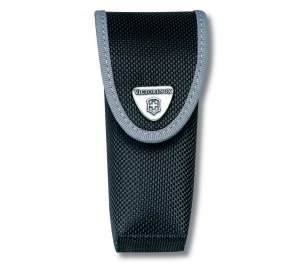 Чехол на ремень VICTORINOX для ножей 111 мм 2-4 уровня, с отделением под фонарь, нейлоновый, чёрный
