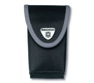 Чехол на ремень VICTORINOX для ножей 111 мм 4-6 уровней, с отделением под фонарь, нейлоновый, чёрный
