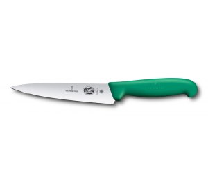 Нож разделочный VICTORINOX Fibrox, 15 см, зелёный
