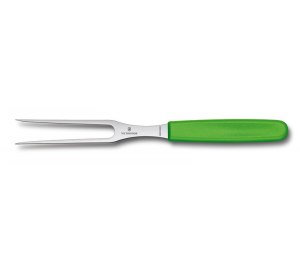 Вилка разделочная VICTORINOX 15 см, зелёная, в картонном блистере