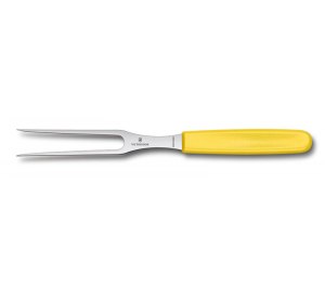 Вилка разделочная VICTORINOX 15 см, жёлтая, в картонном блистере
