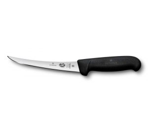 Нож обвалочный VICTORINOX Fibrox, супергибкое лезвие 15 см, чёрный