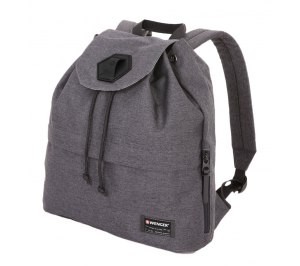 Рюкзак WENGER 13'', cерый, ткань Grey Heather/ полиэстер 600D PU , 33х13х39 см, 16 л