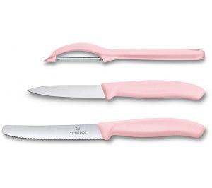 Набор из 3 ножей VICTORINOX Swiss Classic: нож для овощей, столовый нож 11 см, нож для овощей 8 см