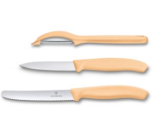 Набор из 3 ножей VICTORINOX Swiss Classic: нож для овощей, столовый нож 11 см, нож для овощей 8 см