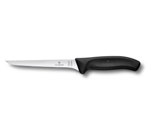 Нож обвалочный VICTORINOX SwissClassic, гибкое лезвие 15 см, чёрный