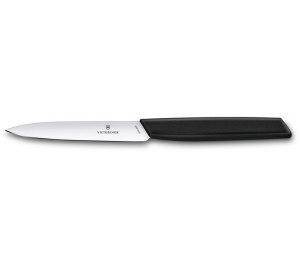Нож для овощей VICTORINOX Swiss Modern, 10 см, нержавеющая сталь / синтетический материал, чёрный