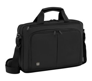 Портфель для ноутбука 14'' WENGER, черный, нейлон / ПВХ, 39 x 80 x 25 см, 5 л