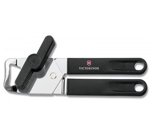 Консервный нож VICTORINOX универсальный, сталь/пластик, чёрный