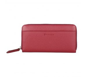 Кошелёк Cross Colors Burgundy, кожа наппа, фактурная, цвет бордовый