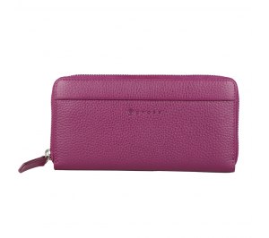 Кошелёк Cross Colors Plum, кожа наппа, фактурная, цвет сливовый