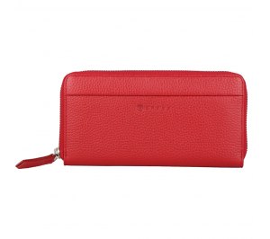Кошелёк Cross Colors Rosso, кожа наппа, фактурная, цвет красный
