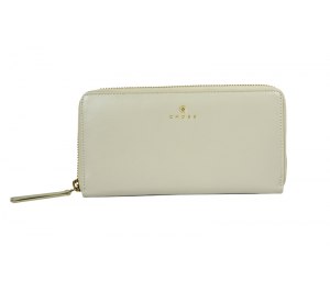 Кошелёк Cross Monaco Ivory, кожа наппа, гладкая, цвет "слоновая кость", 19,5 x 10,2 x 2 см