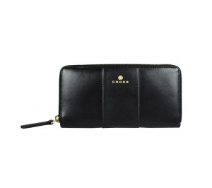 Кошелёк Cross Kelly Wall Black, кожа наппа, гладкая, цвет чёрный, 19,5 x 10,2 x 2 см