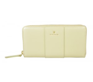 Кошелёк Cross Kelly Wall Ivory, кожа наппа, гладкая, цвет "слоновая кость", 19,5 x 10,2 x 2 см