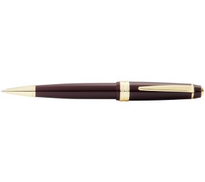 Шариковая ручка Cross Bailey Light Polished Burgundy Resin and Gold Tone