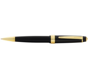 Шариковая ручка Cross Bailey Light Polished Black Resin and Gold Tone