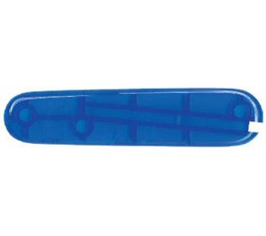 Задняя накладка для ножей VICTORINOX 84 мм, пластиковая, полупрозрачная синяя