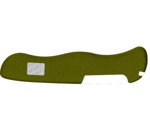 Задняя накладка для ножей VICTORINOX 111 мм, нейлоновая, зелёная