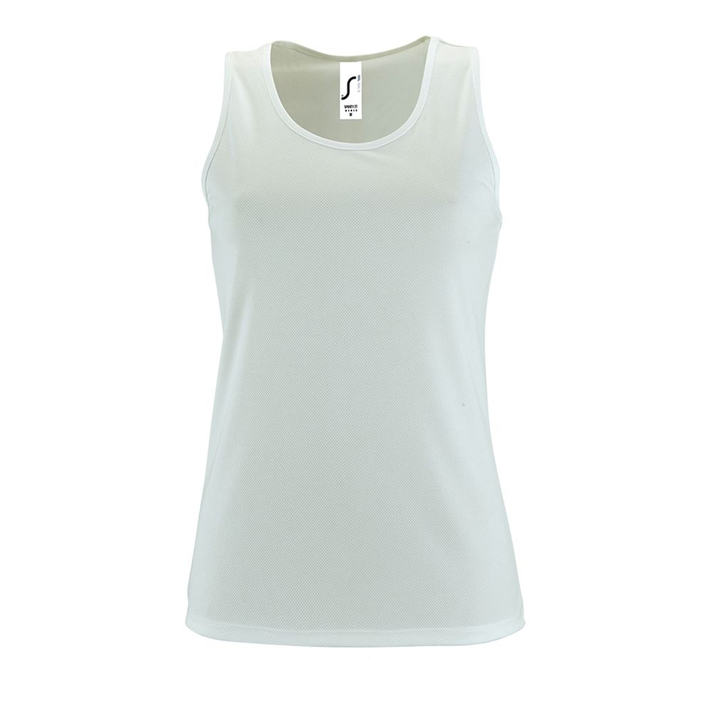 Майка женская SPORTY TT WOMEN, белая