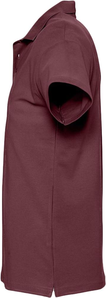 Рубашка поло мужская SPRING 210 бордовая