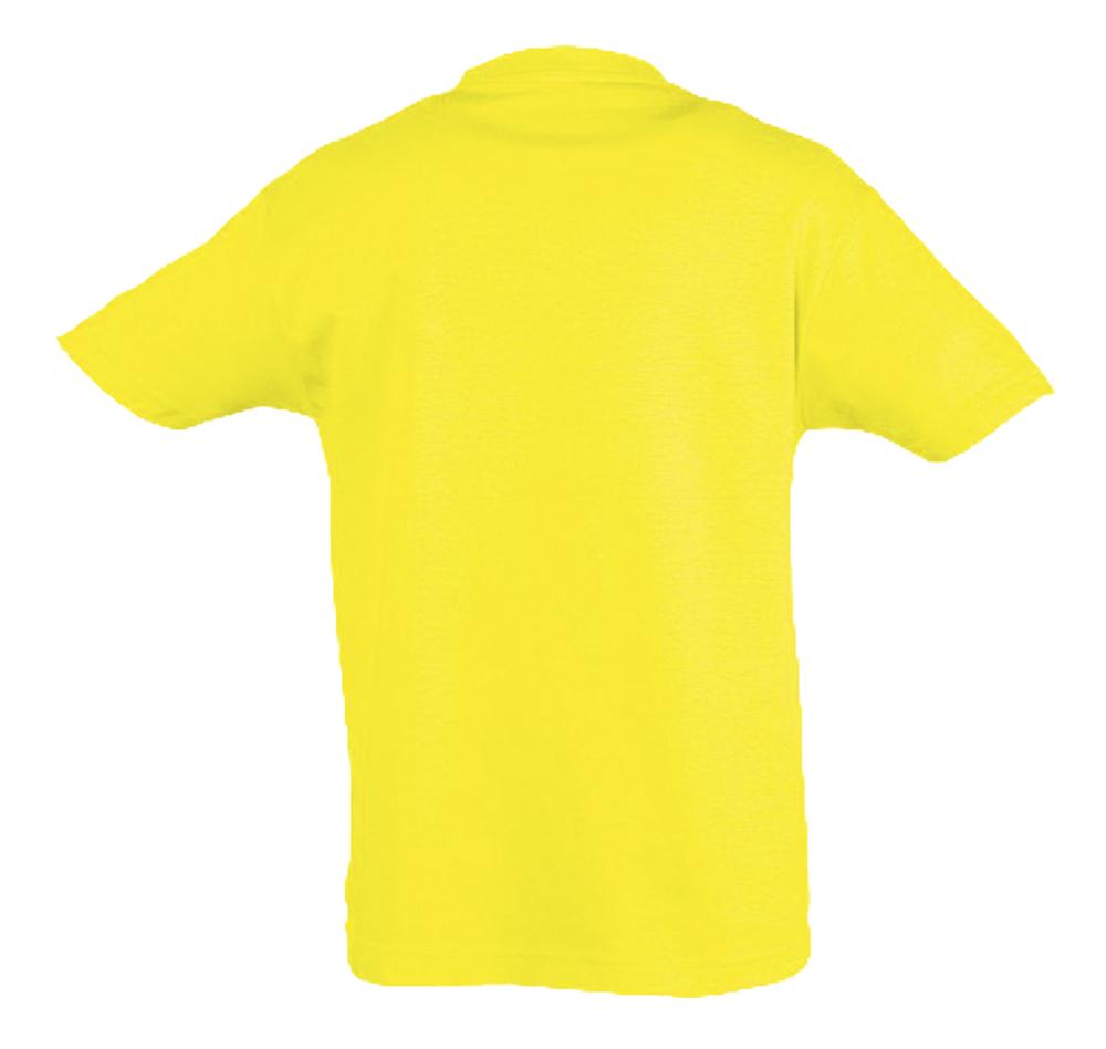 Футболка детская REGENT KIDS 150, желтая (лимонная)
