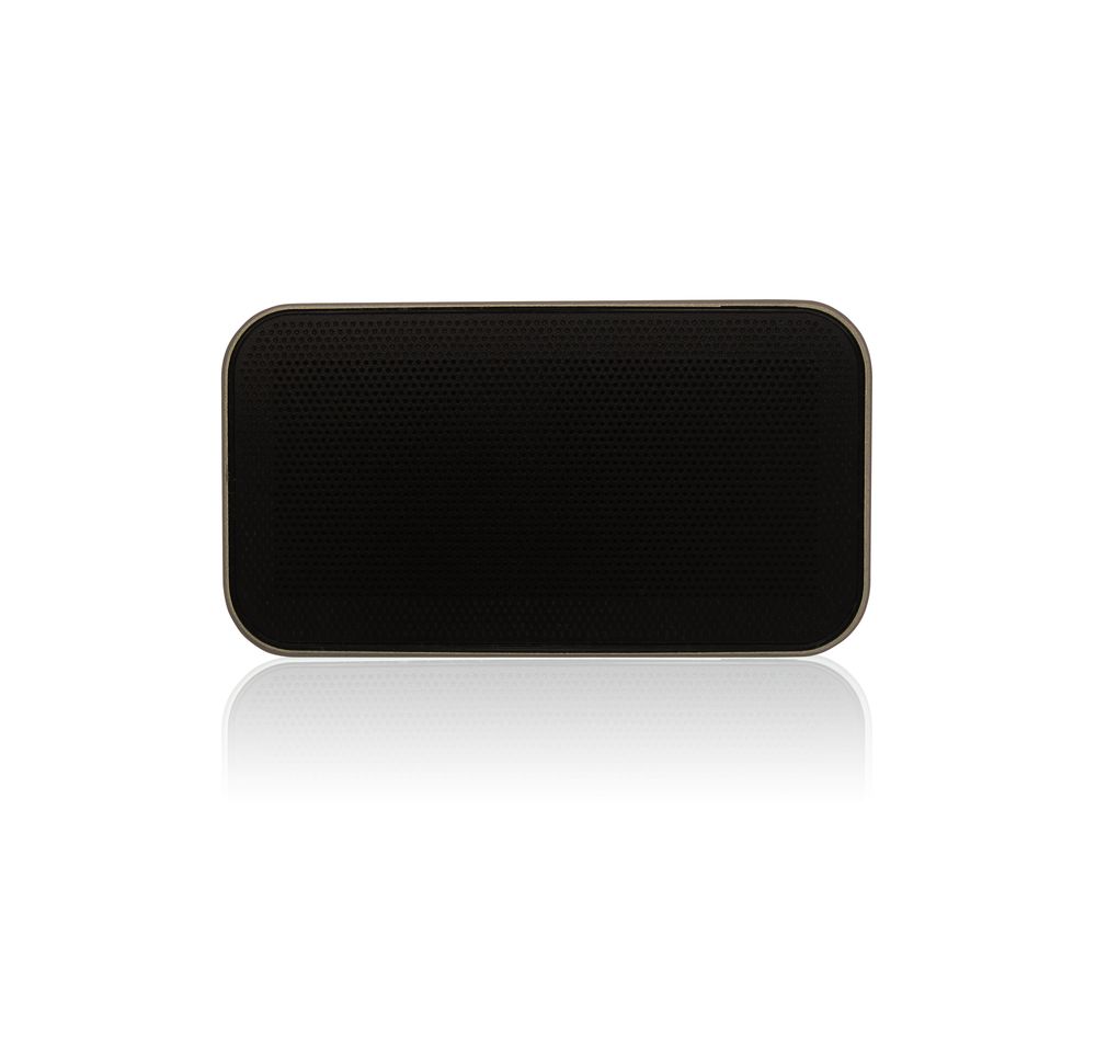 Беспроводная Bluetooth колонка microSpeaker, светло-золотистая