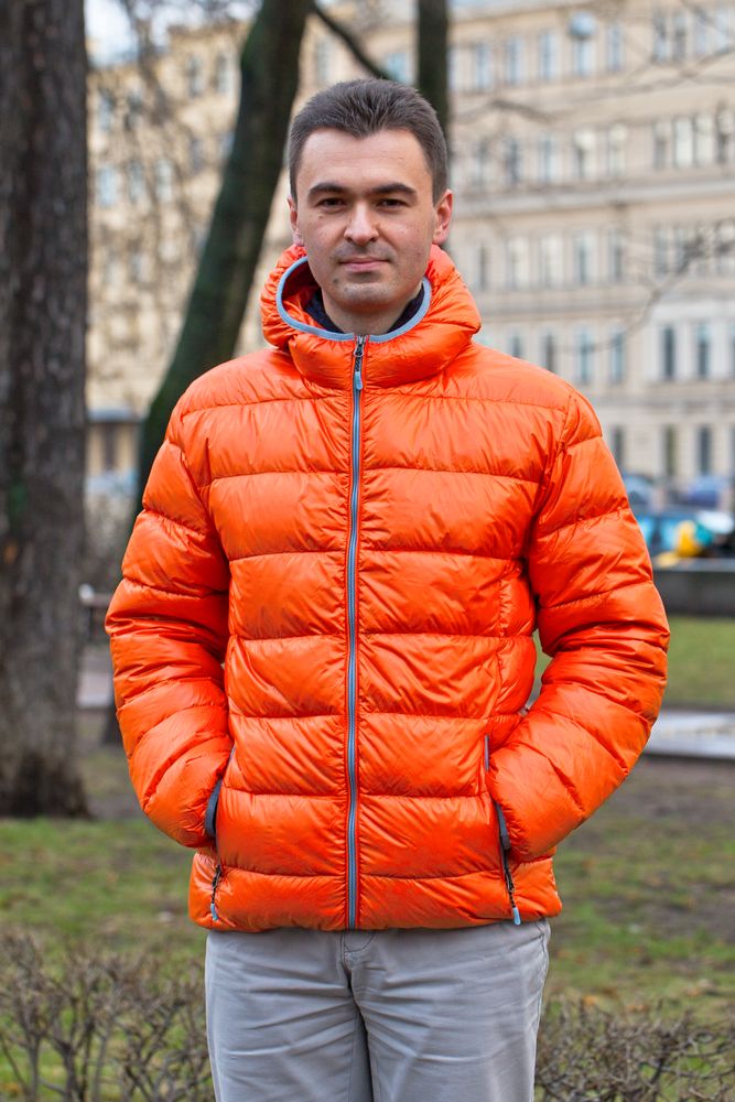 Куртка пуховая мужская Tarner, серая