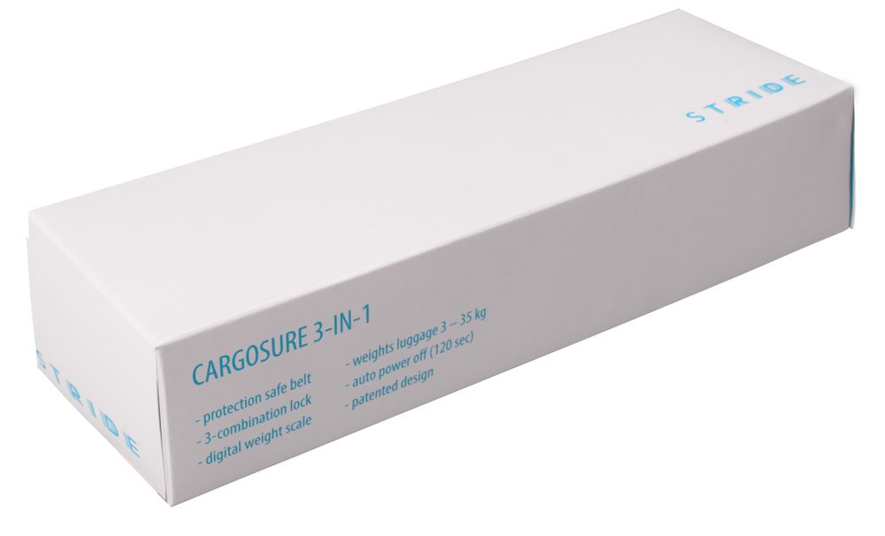 Багажный ремень-весы Cargosure, черный
