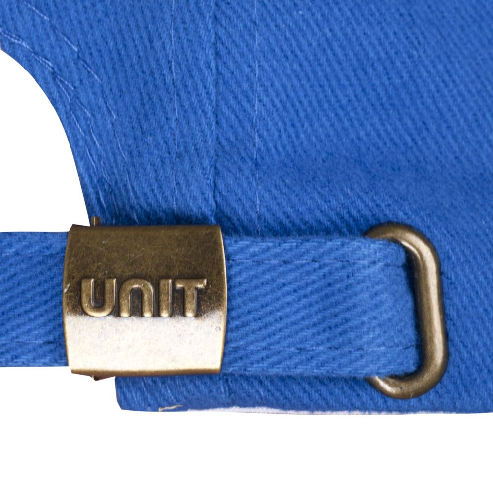 Бейсболка UNIT TRENDY, ярко-синяя с белым