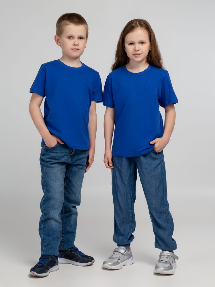 Футболка детская REGENT KIDS 150, ярко-синяя