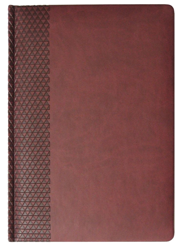 Ежедневник BRAND, недатированный, бордовый