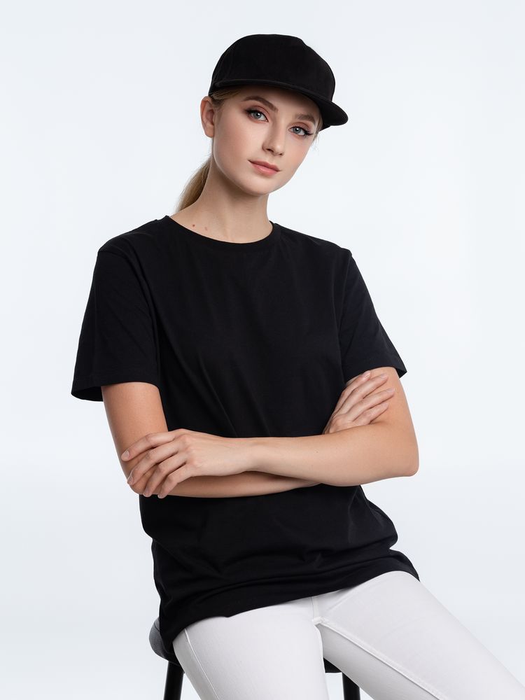 Бейсболка Unit Snapback с плоским козырьком, белая