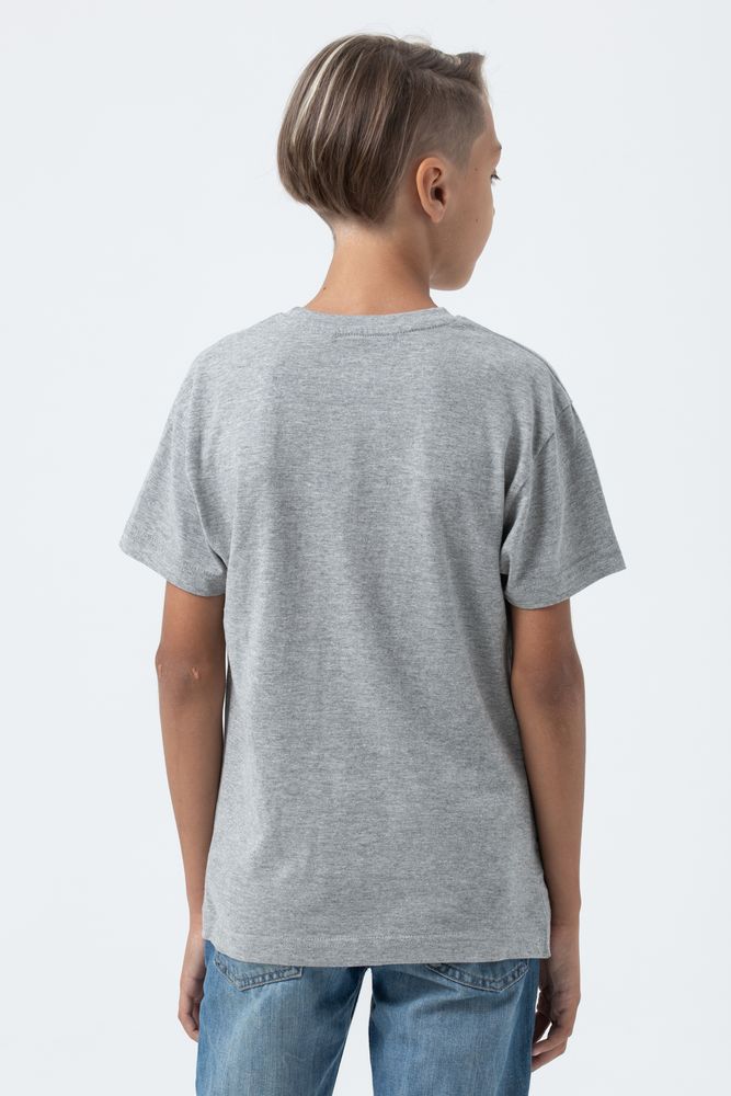 Футболка детская REGENT FIT KIDS, серый меланж